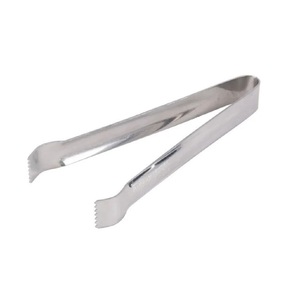 High Quality <b>Mini</b> Serving Tongs Unique Design Stainless Steel Ice Tong Top Selling Barware Accessories - Product Image 3