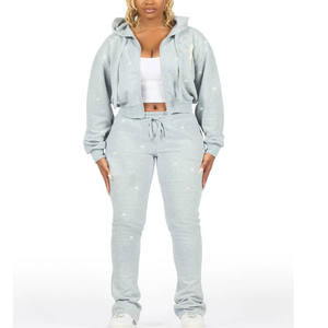 Conjunto Deportivo para Mujer, Ropa Deportiva Cómoda, Transpirable, para Gimnasio, Entrenamiento, Correr, Ropa Casual - Product Image 2