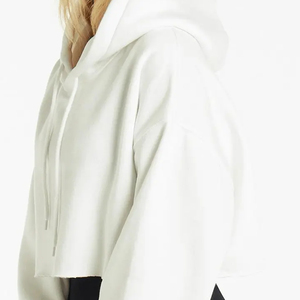 Sudadera con capucha de gimnasio para mujer de alta calidad con diseño de cremallera 3D sólido nuevo estampado de Fitness personalizado ropa con capucha de invierno para venta al por mayor - Product Image 5