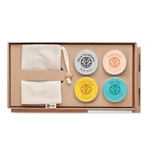 Elegant Sustainable Toiletry Bag Travel <b>Gift</b> <b>Set</b> for <b>Men</b> and Women - Product Image 4