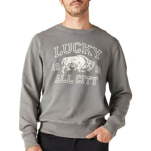 Sudadera de Invierno para Hombre de Alta Calidad, 100% Algodón, Tejido de Punto Casual, Manga Larga, Cuello Redondo, Personalizable, ODM, OEM - Product Image 1