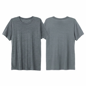 T-shirts en coton à col rond, broderie personnalisée, logo, marques de mode, fabrication d'approvisionnement en gros, t-shirts décontractés pour hommes - Product Image 5