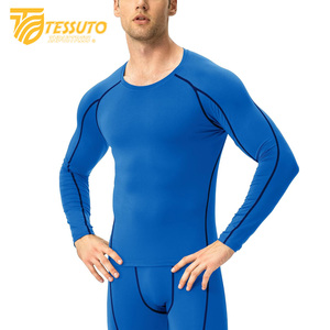 Jogging Wear <b>Men's</b> Gym Sports Lightweight Breathable Quick Dry Summer Short Sleeve Compression T-Shirt Running Yoga Fitness - Product Image 4