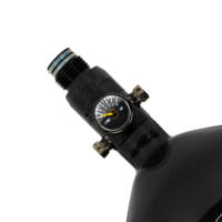 Régulateur de pression HPA pneumatique en aluminium pour paintball, pression de service 4500 psi pour réservoirs en fibre de carbone 68/77ci, jauge 5/8-18 UNF, garantie 15 ans