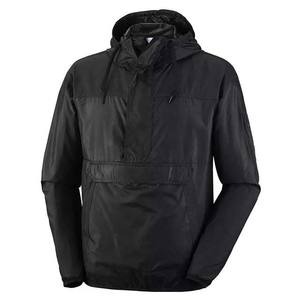 แจ็กเก็ตสำหรับฤดูหนาวแนวสตรีทชั้นสูงสำหรับผู้ชายดีไซน์ตามสั่งมีซิปปิดผ้าใบสีดำคุณภาพสูงไนลอนโลโก้ - Product Image 6