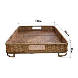 Venta al por mayor precio barato cubierta de alimentos de ratán natural tamaño personalizado para mesa y artículos de Cocina Artículos de mimbre de mano de Vietnam - Product Image 2