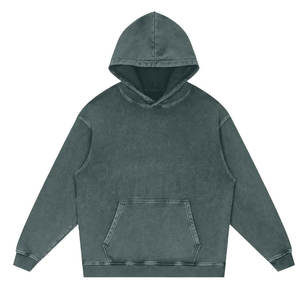 Sudadera con capucha de lavado ácido Ajuste regular Sudaderas personalizadas de alta calidad Sudadera con capucha de algodón Sudaderas con capucha de lavado ácido completamente personalizables - Product Image 5