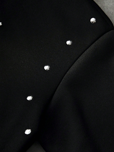 Sweat-shirt à capuche en molleton surdimensionné pour femme, chaud, épais, pour l'hiver, avec strass, idéal pour le streetwear ou les vêtements de détente - Product Image 5