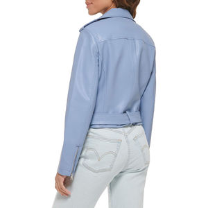 Chaquetas de Cuero para Mujer, con Tela Satinada, Impermeables y Resistentes al Viento, Manga Larga para Invierno - Product Image 2