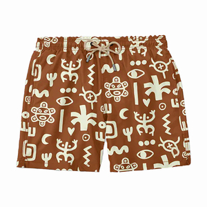 Shorts de Playa de Satén Personalizables de Alta Calidad para Hombre, Diseños Sublimados al por Mayor, Cintura Media, Pedidos B2B - Product Image 1