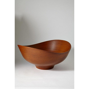 Cuenco redondo de madera de Acacia hecho a mano para servir ensaladas para la mesa de cena del hogar, cuenco para servir frutas de forma redonda con buen pulido - Product Image 4
