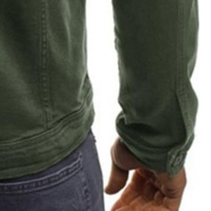 Custom Designed Heavyweight Cotton <b>Canvas</b> Men's <b>Jacket</b> Winter <b>Work</b> Wear Long Casual Coat with Zipper Closure - Product Image 4