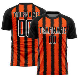 Camiseta de fútbol personalizada de secado rápido transpirable, uniformes de fútbol Unisex para adultos con nombres de jugadores, números, venta al por mayor, deportes de sublimación - Product Image 3