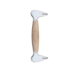 Professional Horse Hoof Buffer Clinch Cutter Tool Clenched <b>Nail</b> Shoeing Stainless Steel Horse Hoof Buffer With <b>Wooden</b> Handle - Product Image 1
