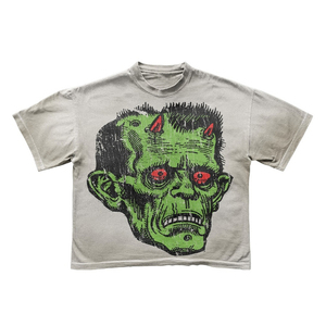 OEM T-shirt épais en vrac surdimensionné Impression du logo personnalisé T-shirt uni à manches courtes en coton vierge grande taille T-shirts pour hommes - Product Image 6