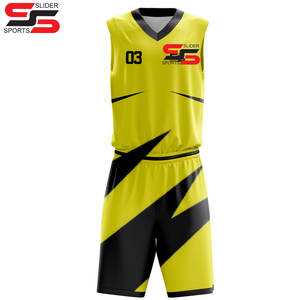 Vêtements de sport récents uniforme de basket-ball séchage rapide de haute qualité design personnalisé maillot et short de basket-ball à sublimation - Product Image 1