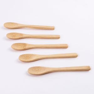Cuillères de cuisine en bambou naturel faites à la main Ustensiles de cuisine durables et écologiques pour les fêtes et autres occasions - Product Image 3