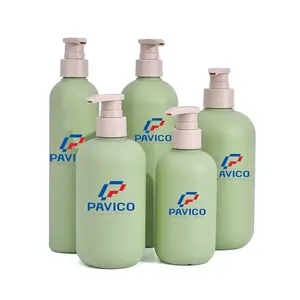 200ml 300ml 500ml Venta al por mayor Envase cosmético personalizado Lavado a mano Líquido Champú Botella PET Pavico Vietnam Manufactura