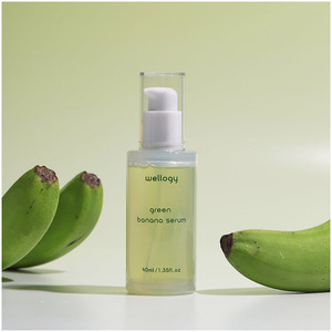 WELLOGY Korean Face Care Suero de plátano verde Potente antioxidante Blanqueamiento y efectos de brillo Función antienvejecimiento Forma líquida - Product Image 3