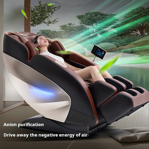 <span class=keywords><strong>Fauteuil</strong></span> de massage pliable de luxe C131 4D Zéro Gravité en cuir PU avec écran tactile LCD AI, portable, d'<span class=keywords><strong>occasion</strong></span>, King Air - Product Image 3