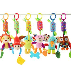 Trung Quốc Nhà sản xuất Tùy chỉnh màu sắc Đồ chơi giáo dục sang trọng vải + PP bông bé tay Rattle đồ chơi thanh - Product Image 2