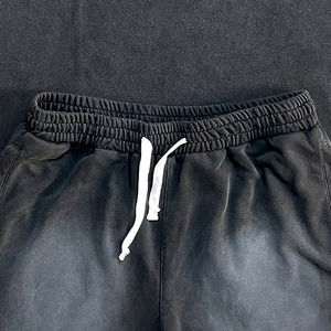 Conjunto de Camiseta y Pantalones Cortos para Hombre, Diseño Gráfico de 2 Piezas, Lavado Ácido, con Logotipo Impreso Personalizado de Fábrica, Traje Deportivo de Verano para Hombre - Product Image 3