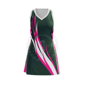 Uniforme de Netball Personalizado para Mujer Adulta, 100% Poliéster, Transpirable, Ligero, de Secado Rápido, Cómodo, Servicio OEM, MOQ Bajo - Product Image 3
