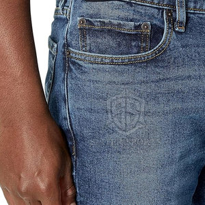 Meilleure qualité respirant couleur unie hommes jean pantalon nouvelle mode Offre Spéciale Streetwear hommes jean pantalon - Product Image 5