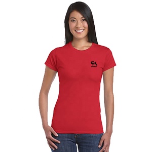 Venta al por mayor de camisetas de gran tamaño de las mujeres Logotipo de impresión personalizada en blanco de peso pesado de talla grande camisetas de las mujeres de talla grande camiseta - Product Image 1