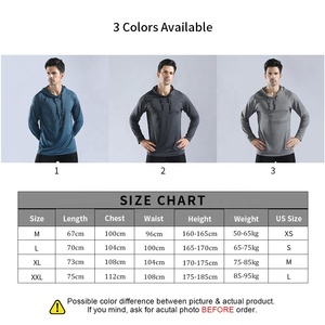 Polyester Quick Dry <b>Long</b> <b>Sleeve</b> Longline <b>Gym</b> T Shirt With Hood Sublimation Fitness Training Running Hoodies Hooded T Shirts - Product Image 6