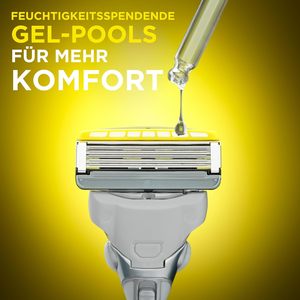 <span class=keywords><strong>Wilkinson</strong></span> thanh kiếm-Hydro 5 cuối cùng dao cạo cho nam giới, cạo râu xử lý + 5 lưỡi dao cạo, Moisturising Gel hồ bơi và hấp thụ sốc - Product Image 5