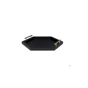 Bandeja de servicio de color dorado de aluminio de último diseño con bandeja de comida de tamaño y forma personalizada de primera calidad - Product Image 4