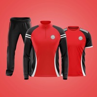 Camiseta de fútbol hurling con sublimación completa, pantalones cortos y top de media cremallera para clubes irlandeses, uniformes de equipo.