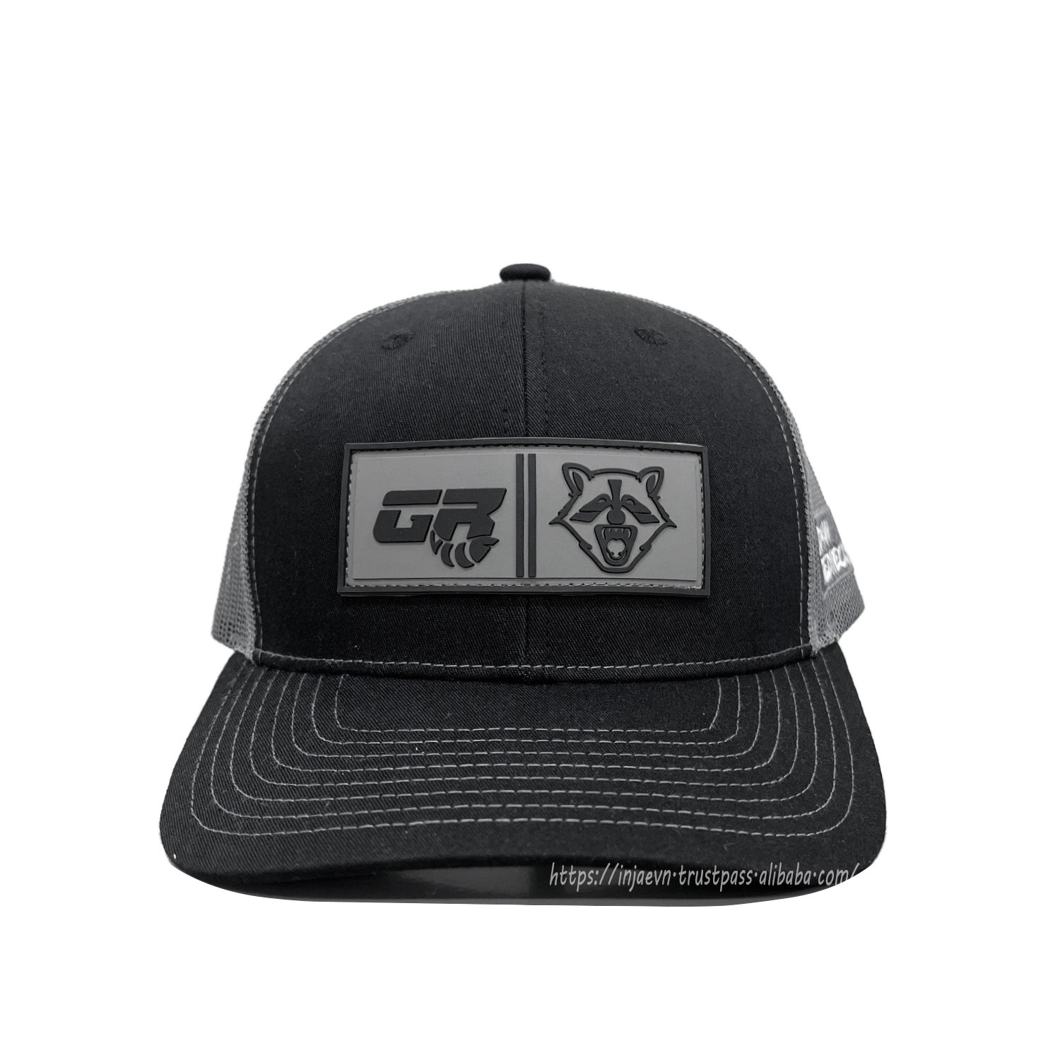 Black/ Charcoal Mesh