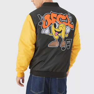 Chaqueta Varsity con Cuello Alto y Logotipo Frontal Bordado Personalizado de Alta Calidad OEM al por Mayor de Fábrica - Product Image 2