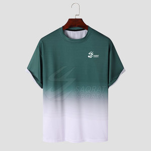 Camisetas de Hombre de Nuevo Diseño, Ropa Casual de Verano, Corte Regular, Tejido de Poliéster/Algodón Ecológico, Transpirable, de Secado Rápido, Manga Corta - Product Image 1