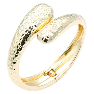 Bracciali Eleganti con Cerniera Placcati in Oro, Accessori di Moda - Product Image 2