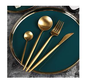 Juego de cubiertos de acero inoxidable de primera calidad con pulido de espejo y diseño elegante para comidas formales - Product Image 6