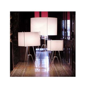 Lámpara de Pie Moderna Decorativa con Trípode, Fuente de Luz LED, Acero Inoxidable, para Oficina, Gran Venta - Product Image 6