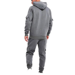 100% coton survêtements survêtement hommes Polyester vêtements de sport survêtements survêtements Jogging costumes pull hommes survêtement bas quantité minimale de commande - Product Image 2