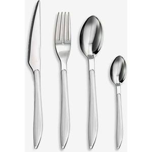 Modern Round Design <b>Long</b> Handle Silverware Set-High Quality PC Dining Cutlery Including Fork Spoon <b>Knife</b> - Product Image 3