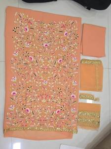 Exclusivo y hermoso traje Salwar de 3 piezas de diseño, con tela GEORGETTE de alta calidad, disponible en varios colores para adultos. - Product Image 4