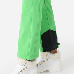 Pantalones de esquí para mujer Proveedor OEM con ajuste personalizado Carcasa impermeable Logotipo de tela transpirable Servicios de marca y etiquetado - Product Image 4