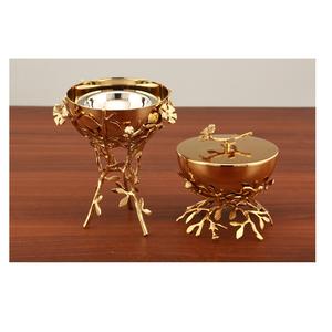 Brûleur Bakhoor en métal de vente chaude pour la décoration intérieure et le parfum Brûleur d'encens moderne arabe du Moyen-Orient pour le parfum - Product Image 4