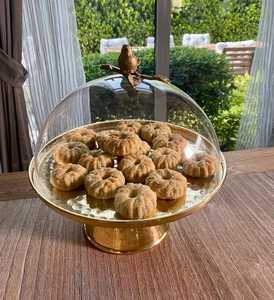 Prime Quality Round Shape Wooden <b>Serving</b> Platters <b>Set</b> of 3 Eco-Friendly with Mop Work Low Price for 100pcs Moq - Product Image 5