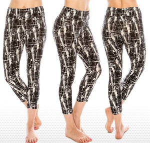 <b>Women's</b> Fitness Yoga Leggings High-Quality with Elastic Waist Mid Waist Breathable Tummy Control MS-YL-060 - Product Image 2