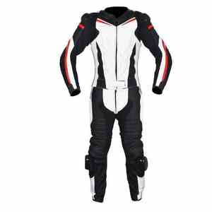 Nouvelle Arrivée Combinaison de Course en Cuir Véritable Respirante et Coupe-Vent pour Motard Débutant et Professionnel – Idéale pour le Club de Motards - Product Image 1