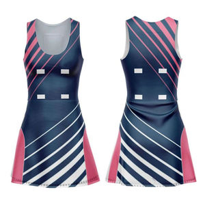 Uniforme de Netball Personalizado de Alta Calidad, 100% Poliéster, Antibacterial, Impresión Digital, Reversible, Sin Costuras, Transpirable y de Secado Rápido - Product Image 3