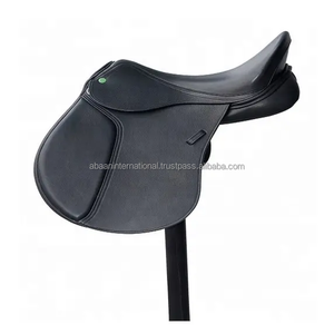 Selle d'équitation anglaise en cuir, design personnalisé, durable, best-seller, gullet interchangeable, 3 étriers - tailles et couleurs personnalisées disponibles - Product Image 3