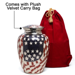 Urna de cremación clásica para adultos, estilo americano, latón, negro, dorado, grabado, contenedor de cenizas conmemorativas, 10 ", hombres, mujeres, ataúd funerario humano - Product Image 6